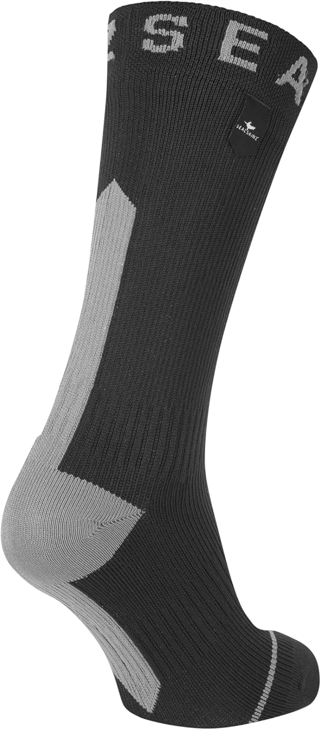 SEALSKINZ Women's Briston Waterproof All Weather Mid Length Sock with Hydrostop