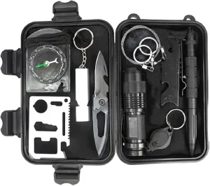 SEDLAV Survival Knife Set - Outdoor Camping Tools & Mini Camping Gear, Compact & Multifunctional Gear - Versatile Wilderness Adventure Kit, Essential for Secure in The Great Outdoors