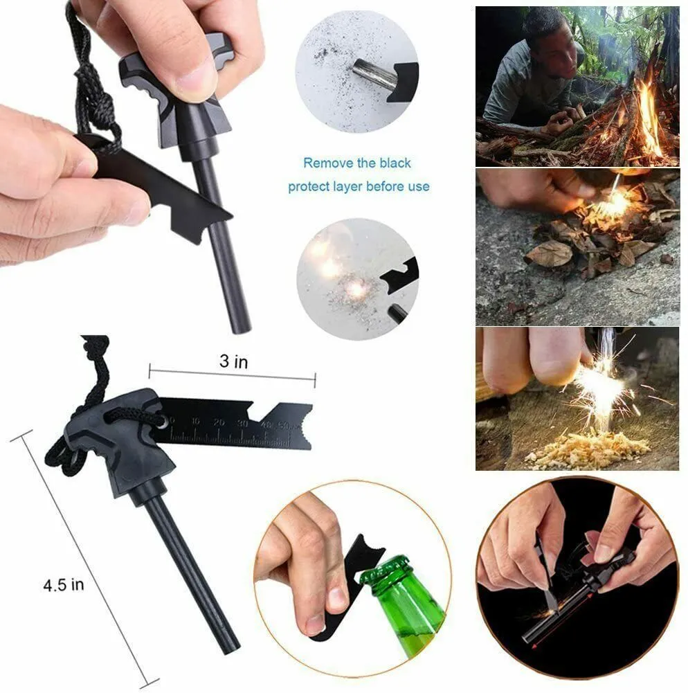 Set Survival Fast-moving sale Camping Hiking Tactical Kit 14-In-1 Easy communication Emergency Gear Box Outdoor Case