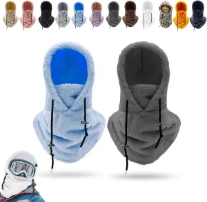 Sherpa Hood Ski Mask, Wildson Sherpa Hood, Sherpa Hood High Polar Velvet Ski Mask, Winter Balaclava for Cold Windproof