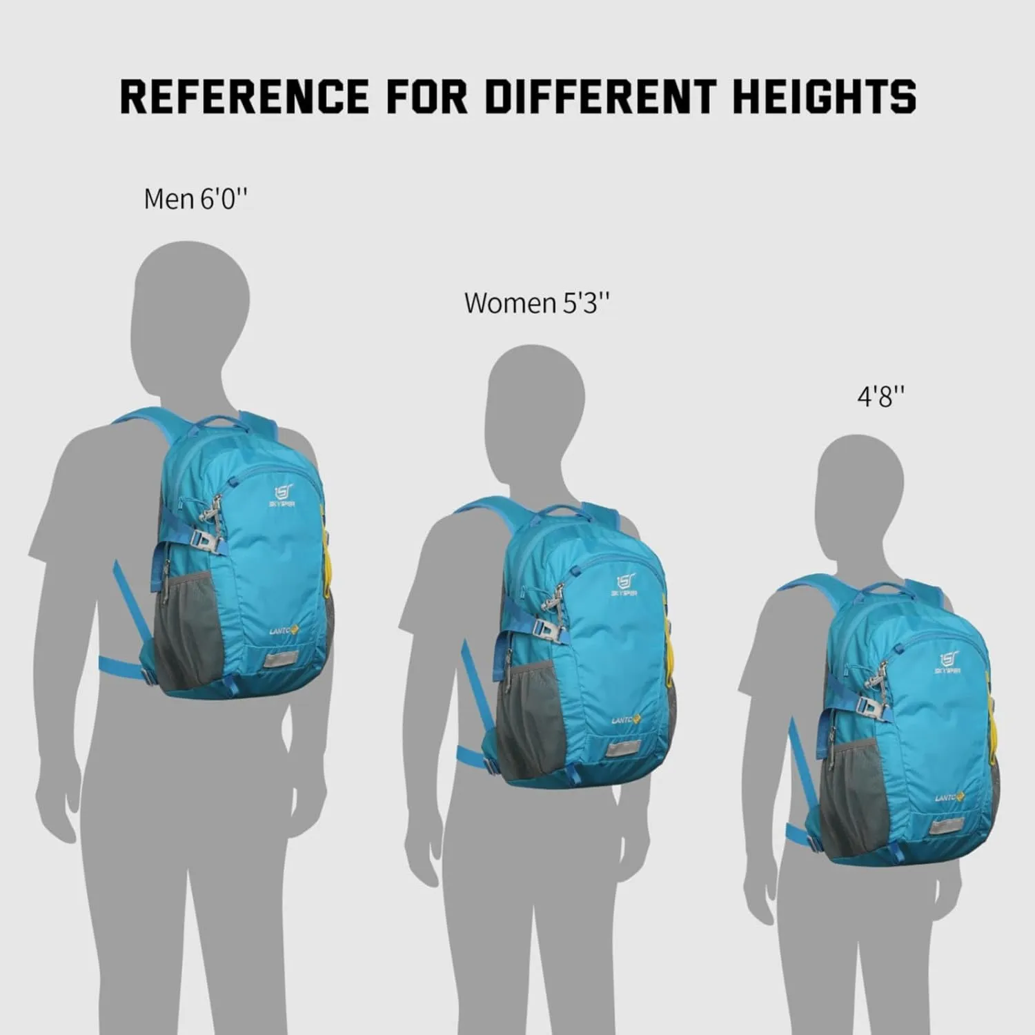 SKYSPER Small Hiking Backpack, 20L Lightweight Travel Backpacks Hiking Daypack for Women Men