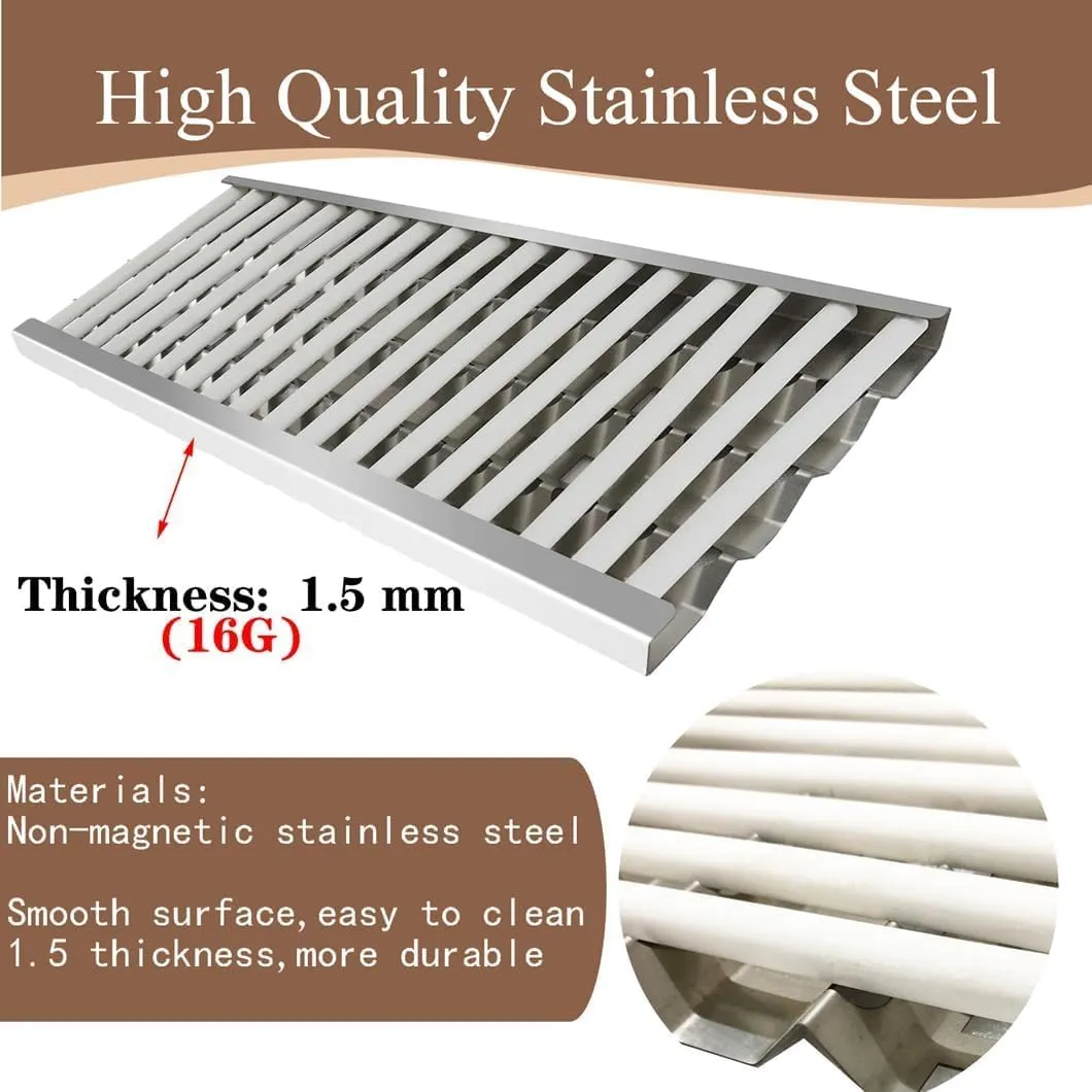 SN291A and SA2171 (2-Pack) 18 5/8" Stainless Steel Cooking Grid and Burner for DCS 27DBQ, 27DBQR, 27DBR, 27DSBQ, 27DSBQR, 27FSBQ, 27FSBQR, 36DBQ, 36DBQAR, 36DBQR.