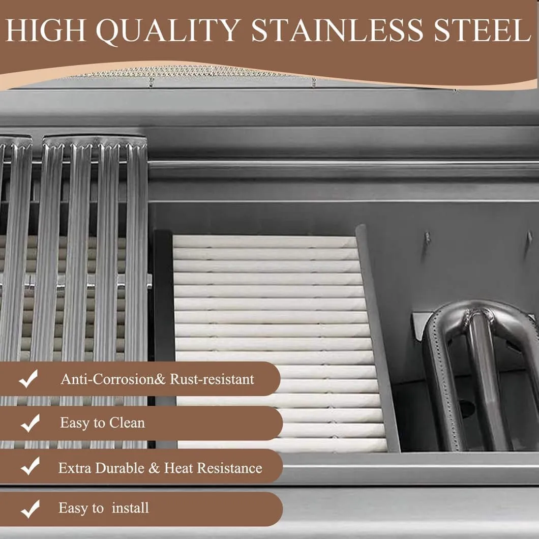 SN291A and SA2171 (2-Pack) 18 5/8" Stainless Steel Cooking Grid and Burner for DCS 27DBQ, 27DBQR, 27DBR, 27DSBQ, 27DSBQR, 27FSBQ, 27FSBQR, 36DBQ, 36DBQAR, 36DBQR.