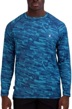 Spyder Men's Long Sleeve Rashguard – UPF , Quick-Dry, Swim Shirt, Surfing, Hiking, Workouts