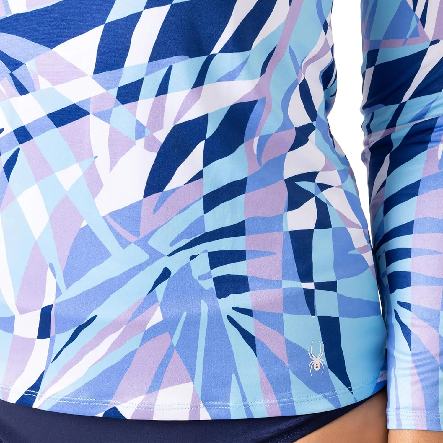 Spyder Women's Long Sleeve Rashguard – Quick-Dry, UPF , Swim Shirt, Beach, Surfing, Hiking, Gym, Yoga