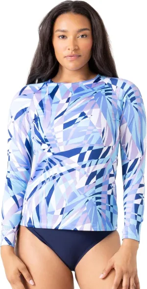 Spyder Women's Long Sleeve Rashguard – Quick-Dry, UPF , Swim Shirt, Beach, Surfing, Hiking, Gym, Yoga