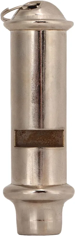Stainless Steel Emergency Survival Whistle, Metal Outdoor Whistle for Referee Security School, Suitable for Children Students Adults
