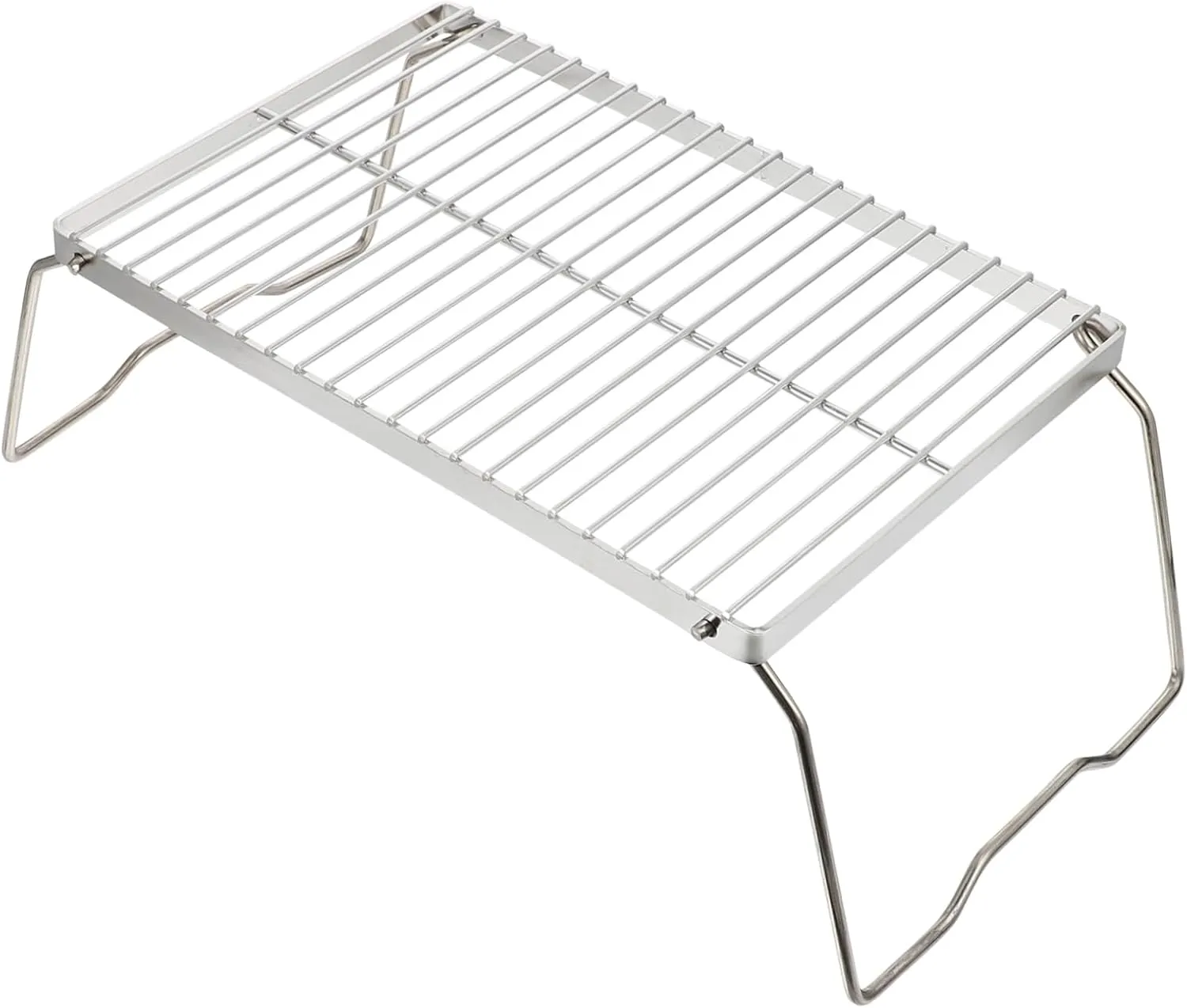 Stainless Steel Folding BBQ Grill Portable Outdoor Barbecue Multi-Purpose Camping Grill