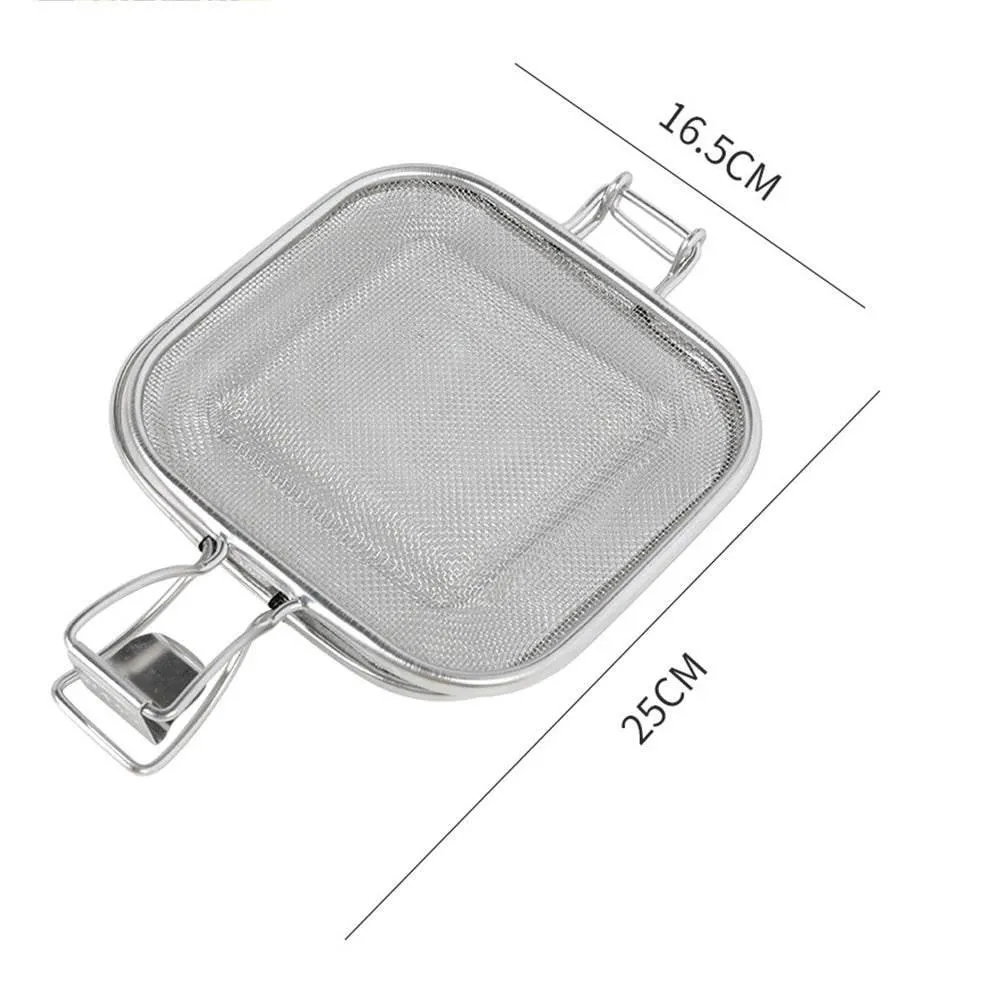 Stainless Steel Sandwich Grill - Mesh Cooking Tool
