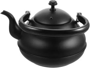 Stainless Steel Tea Kettle 2l Gas Stove Electric Kettle with Strainer Heat-resistant Wooden Handle