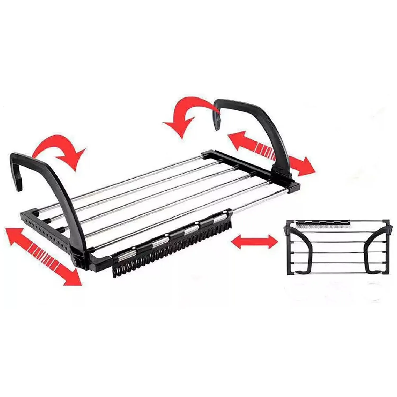 Steel Hanging Cloth Drying Rack for Home Use