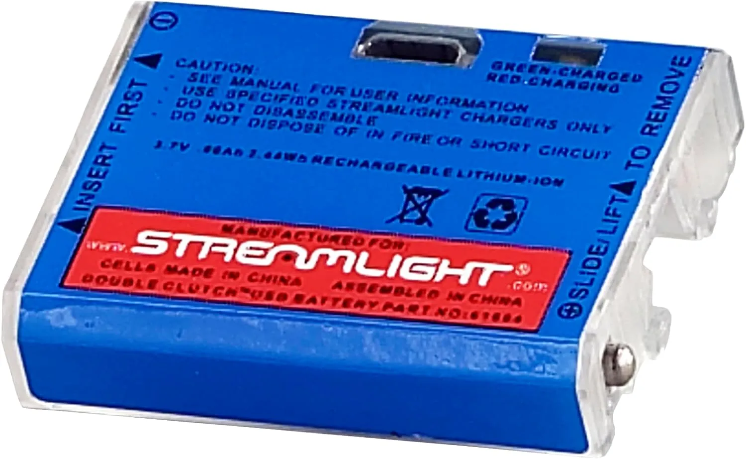 Streamlight 61603 Double Clutch USB 125-Lumen Multi-Fuel LED Headlamp with 120V AC Charging System, Elastic Head Strap, Rubber Hard Hat Strap, and USB Cable, Black