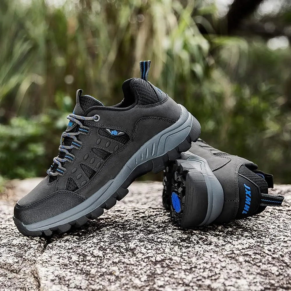 Succttssful Mens Hiking Shoes Waterproof Lightweight Outdoor Low-Top Climbing Shoes for Trekking Training Mountaineer Camping Trail