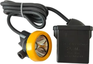 Superbright Safety Mining Headlamp, LED Hard Hat Professional Explosion Proof Mining Cap Head Torch Waterproof Headlight