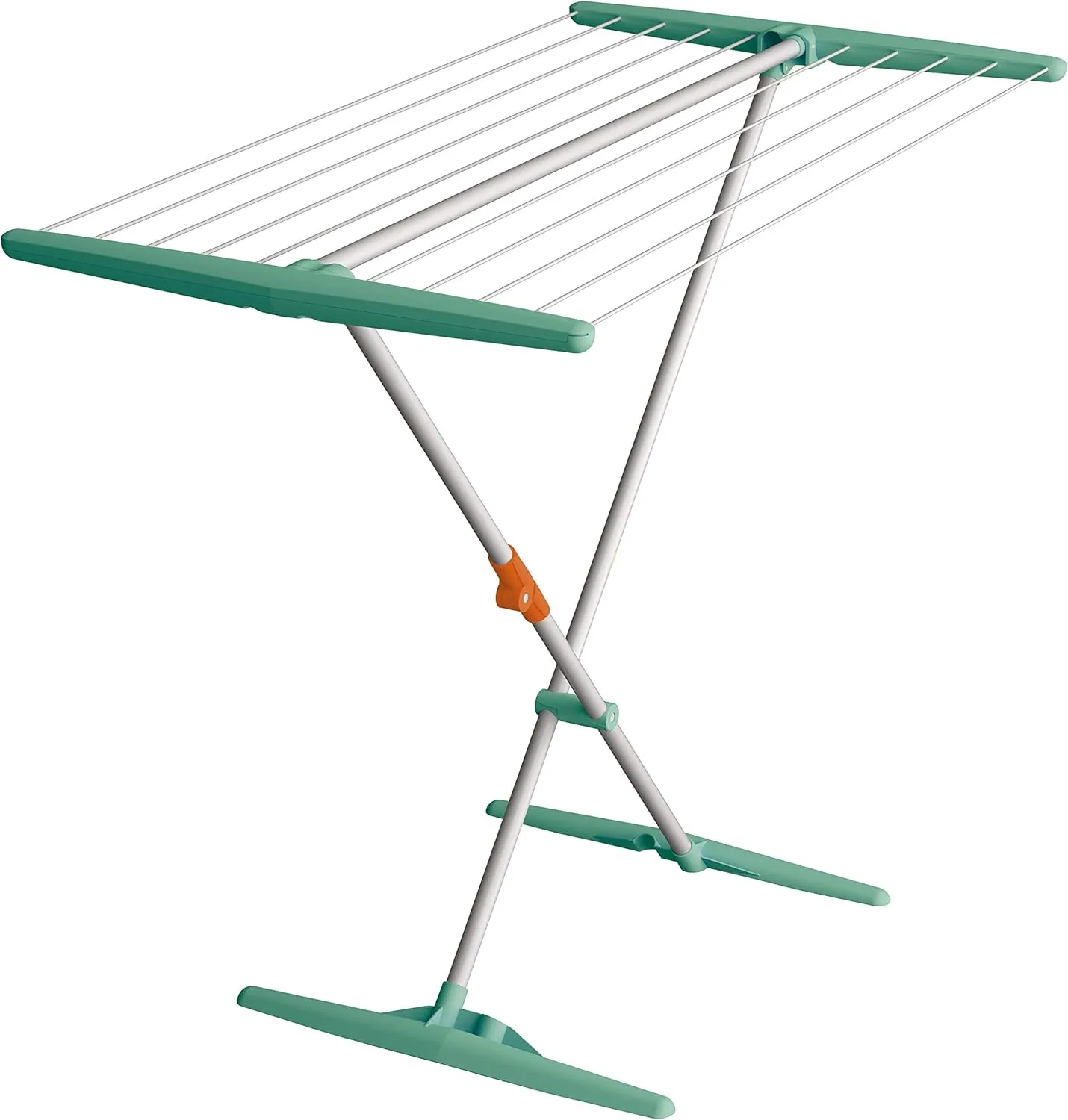 Superdry Basic 40804 Clothes Airer with Washing Line, Drying Length 11 m, Colour Mint, Aluminium for Bathroom and Balcony