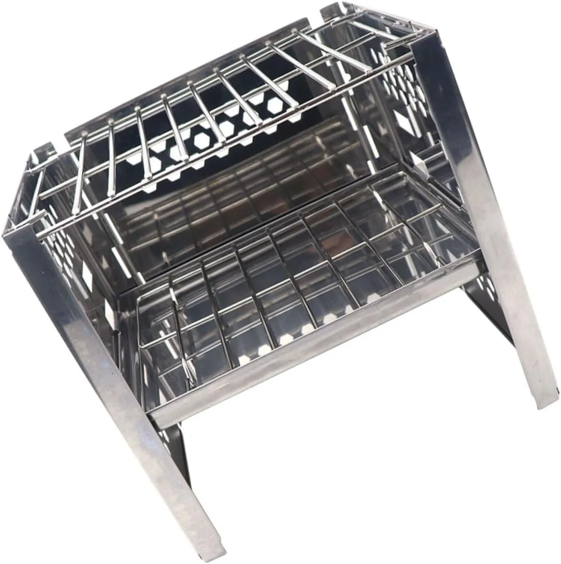 SUPVOX Camping Grill Grate Portable Bbq Grill for Outdoor Garden Bonfire Sturdy Construction