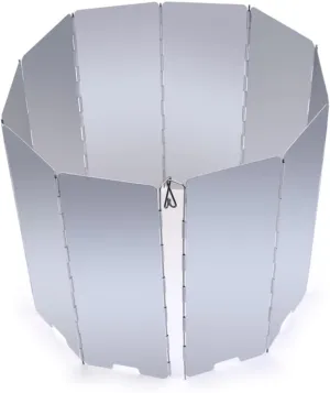 SUPVOX Folding Outdoor Weatherboard Windscreen for Stove Windproof Camping Screen