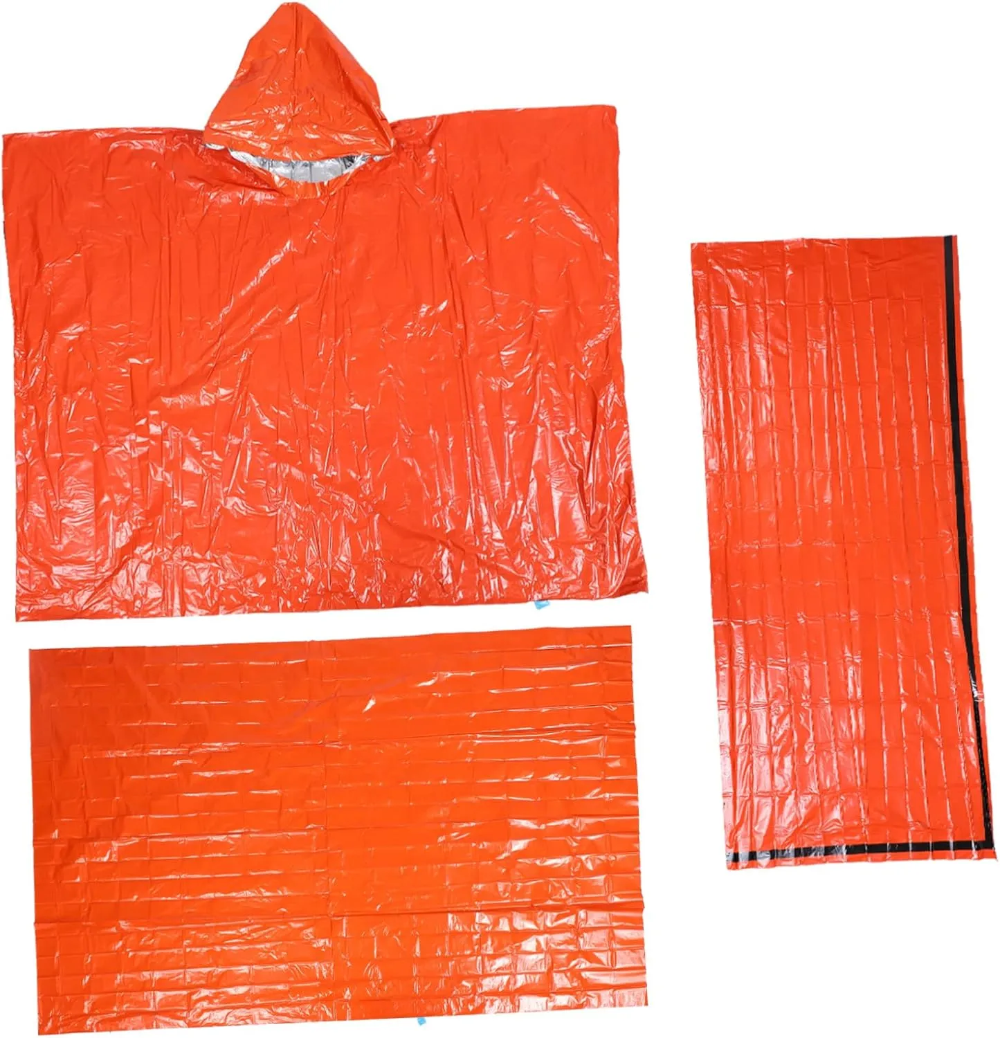 SUPVOX Insulated Emergency Sleeping Bag Compact Tent Lightweight Thermal Blanket Waterproof Raincoat Survival Gear