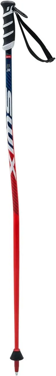 Swix Junior WC Pro Super G Lightweight Durable Alpine Skiing Poles with Downhill Basket