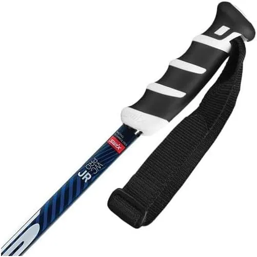 Swix Junior WC Pro Super G Lightweight Durable Alpine Skiing Poles with Downhill Basket