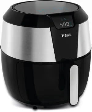 T-fal Easy Fry XXL Air Fryer & Grill Combo with One-Touch Screen, 8 Preset Programs, 5.9 quarts, Black & Stainless Steel
