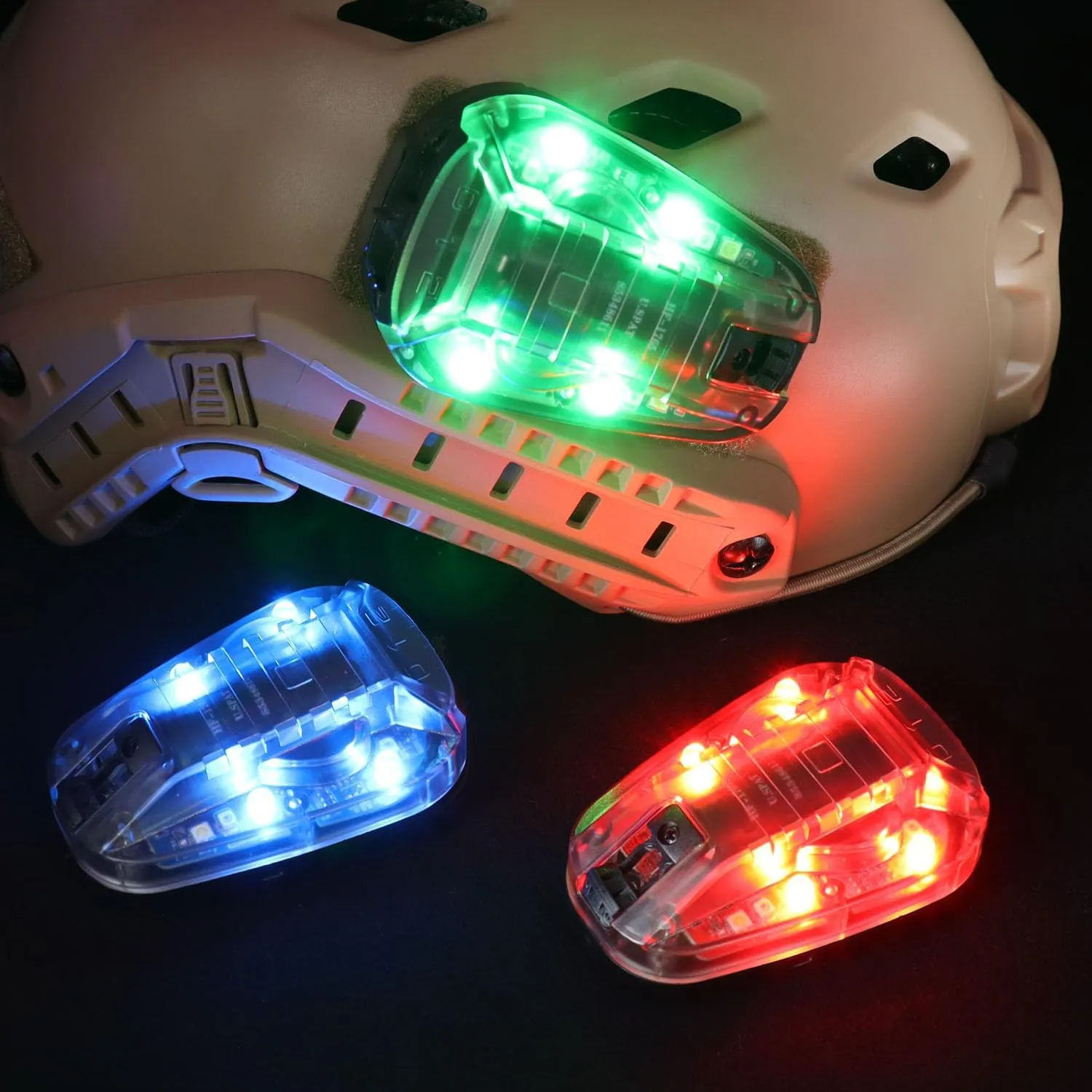 Tactical Helmet Light Signal Light with LED   IR/Strobe Military IFF Helmet Light Flashlight Survival Signal Light for Outdoor Sports