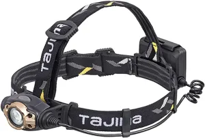 Tajima Grati-Lite Headlamp - Standard LED Light with 500 Lumen Flood Beam and Separate Battery Compartment - LE-F502D