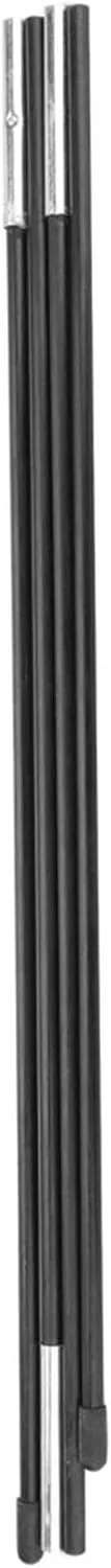 Tarp Poles, Fiberglass Adjustable Tent Poles Foldable Tent Poles Replacement Portable Tent Poles Lightweight Tent Poles for Tarp Pointed Head Camping Pole for Double Tents Support