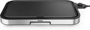 Tefal CB631D Giant Plancha Grill 12 People, XXL Grill Surface, Non-Stick Coating, Adjustable Thermostat, Oil-free, Healthy Cooking, Easy to Clean, 2300 W, Stainless Steel
