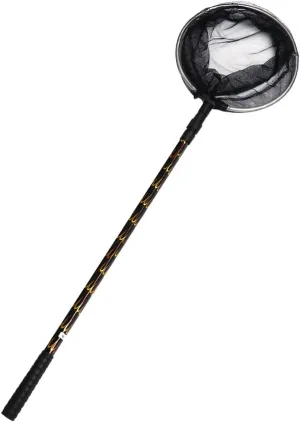 Telescopic Pole Netting 1.7m Fishing Net Aluminum Alloy Handle Non-Rubber Grip for Pool and Fishing
