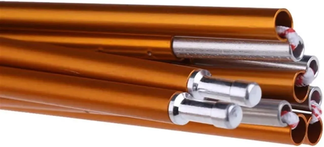 Tent Pole Support Frames Kit Outdoor Support， 8.5mm 3.3Meters 3.6m 4.05m 4.42m Aluminum Tent Pole Alloy Tent Rod 5-8 Person Tent Accessories Warterproof Sail Shade Pole(360CM)