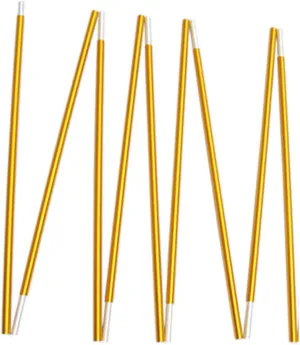 Tent Poles 2 Pack 3.33m Long 8.5mm Aluminum Alloy Poles Lightweight Suitable for Camping Climbing