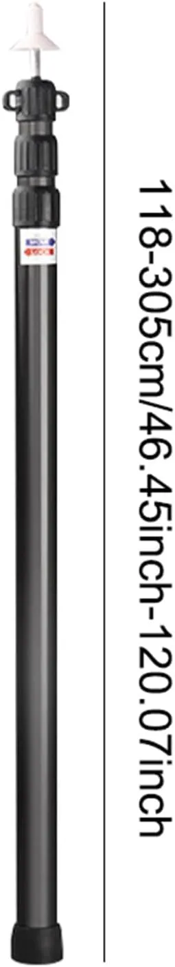 Tent Poles, Canvas Tent Accessories, Aluminum Alloy Rods, Telescopic Awning Poles, for Hiking, Porches,