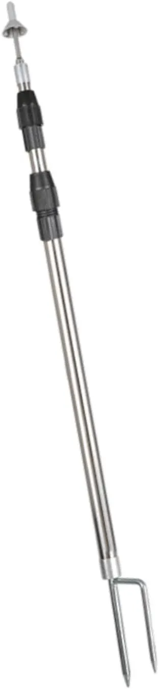 Tent Poles for Tarp Replacement Poles Beach Shelter Removable Support Pole Awning Poles Stainless Steel Tent Pole for Awning