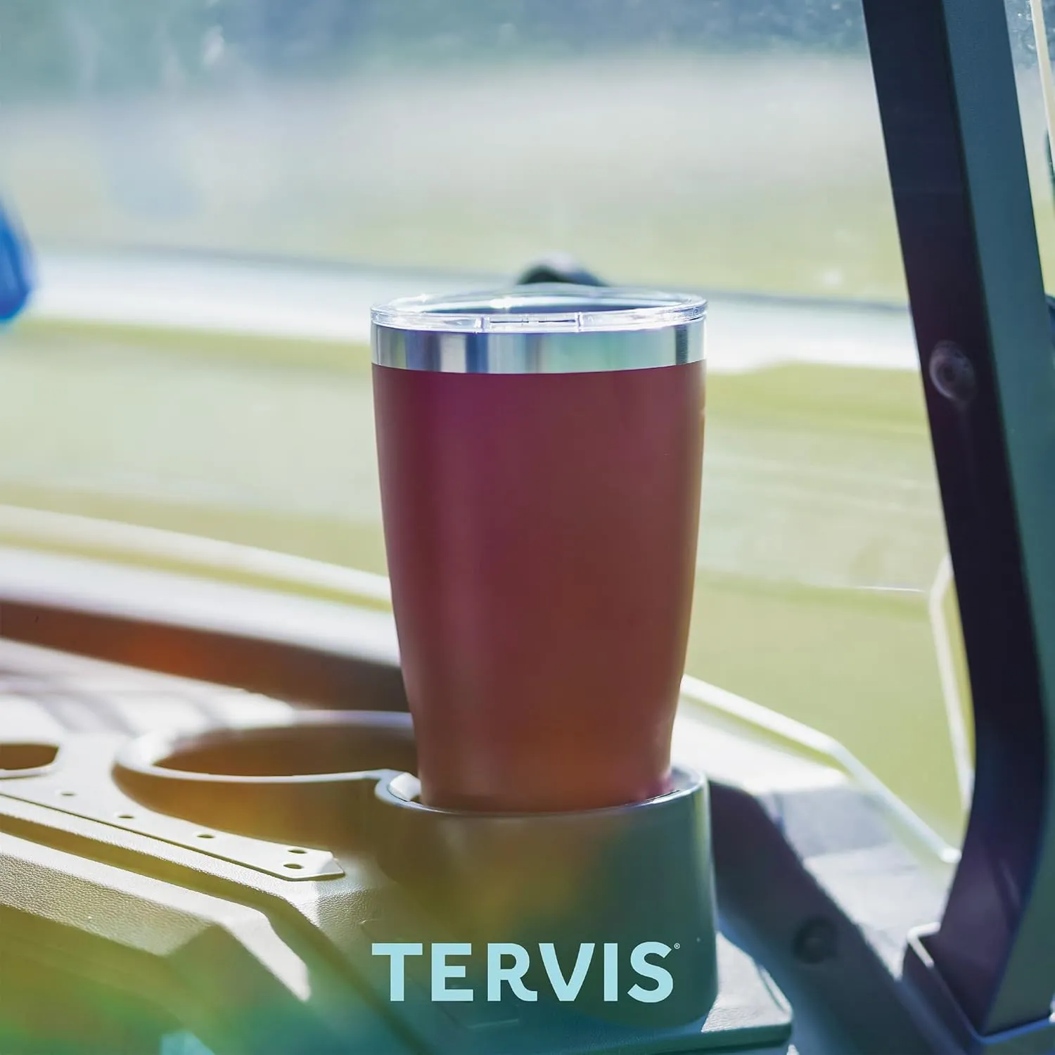Tervis Traveler NFL New England Patriots - Hype Stripes Triple Insulated Insulated Tumbler Travel Cup Keeps Drinks Cold & Hot, 30oz, Stainless Steel
