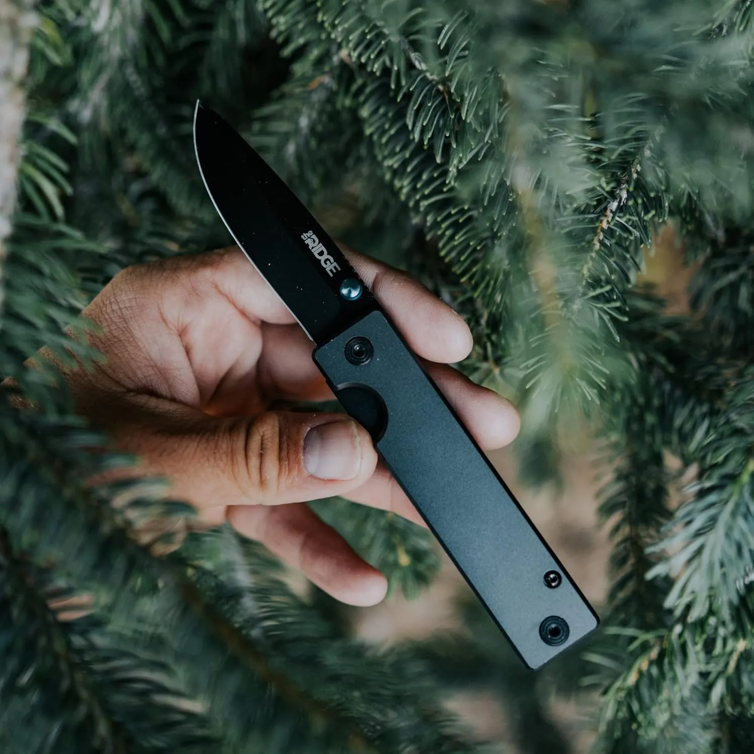 The Ridge Summit Knife | Folding Pocket Knife with Clip for Pocket Knife (Aluminum Gunmetal)