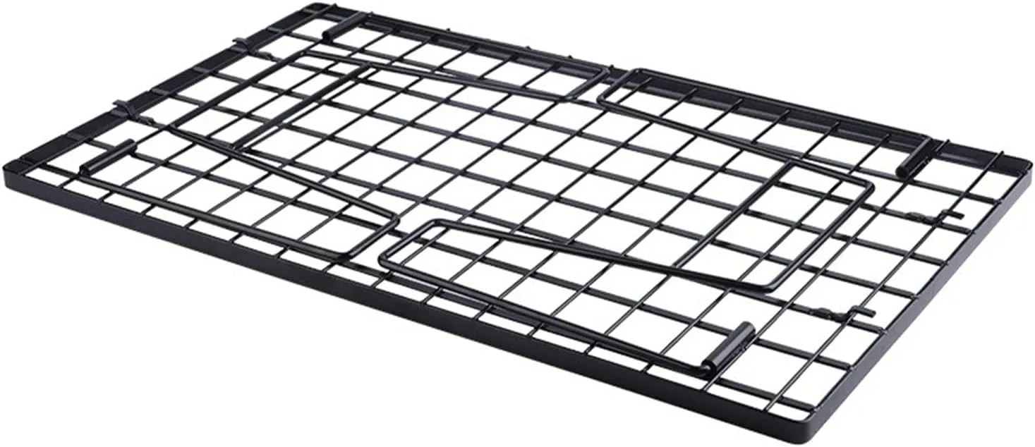 Topyond Folding Portable Grill Table, Folding Grill Table, Portable Grill Table, Iron Safe Camping Mesh Table for Outdoor Camping Barbecue Travel