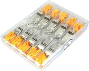 TOYANDONA 10pcs Referee Whistle Set Loud Metal Whistles for Football Soccer Durable Lightweight with Keychain Emergency Use for Training and Sports Events