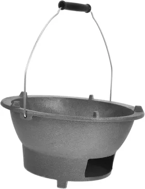 TOYANDONA Griddle for Grill Cast Iron Grill Stove Small Outdoor Versatile Burner Kettle