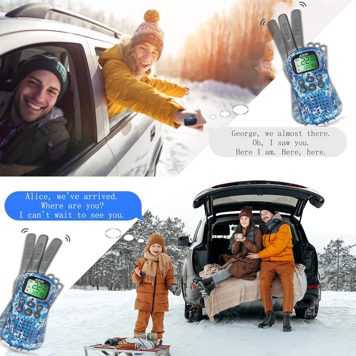 Toys for Boys Walkie Talkies for Kids 5 6 7 8 Year Old Boy Toys Pretend Play Police Military Spy Hunt Camp Outdoor Toys for Kids Birthday Present Boys Gifts (Blue Blue)