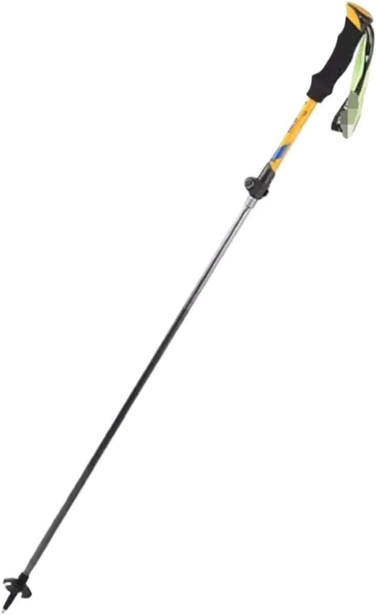 Travel Trekking Pole Lightweight Hiking Poles Folding Trekking Pole Aluminum Walking Sticks for Camping Outdoor Activities(125cm)