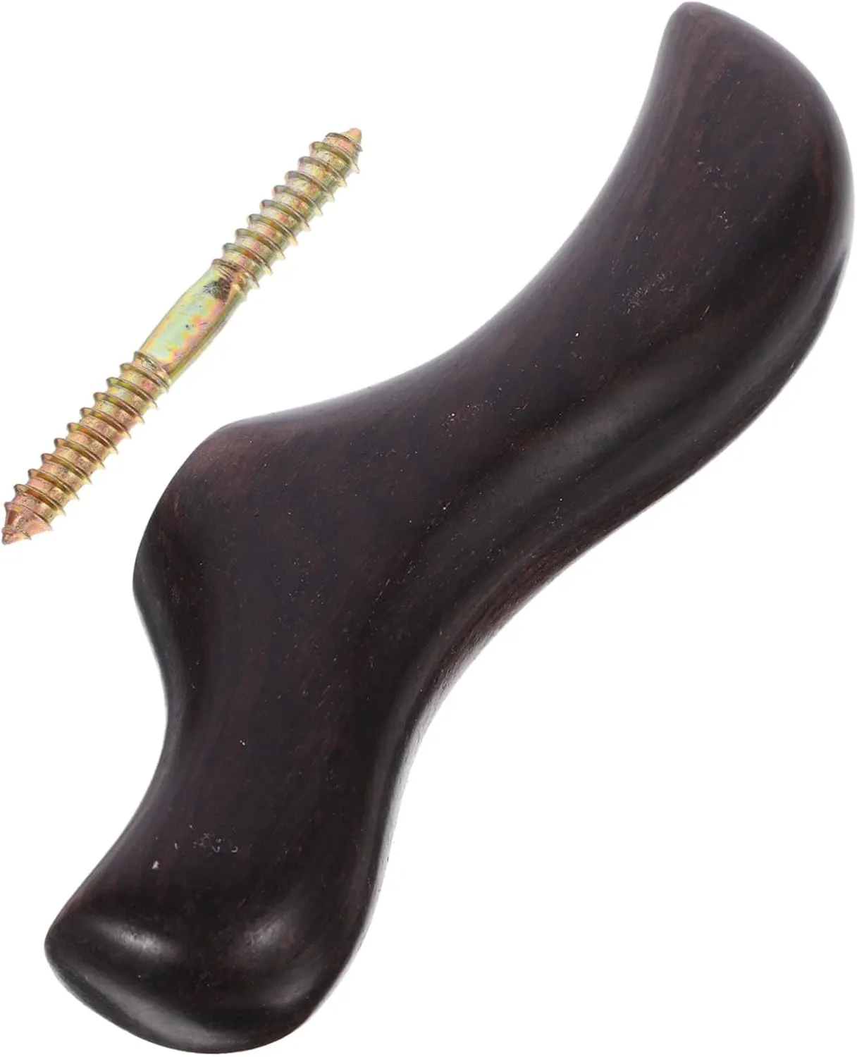 Trekking Pole Handle Replacement Ergonomic Wood Grip for Enhanced Hiking Easy Installation Compatible Brands Reduces Hand Fatigue for Walking and Skiing