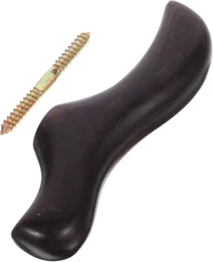 Trekking Pole Handle Replacement Ergonomic Wood Grip for Enhanced Hiking Easy Installation Compatible Brands Reduces Hand Fatigue for Walking and Skiing