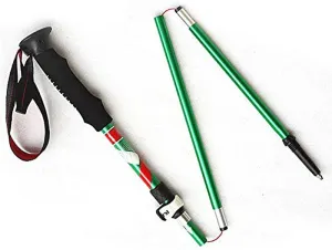 Trekking Pole- Outdoor Products Tri-Fold Alloy Trekking Poles/Sticks - Folding, Collapsible, Adjustable, and Ultralight