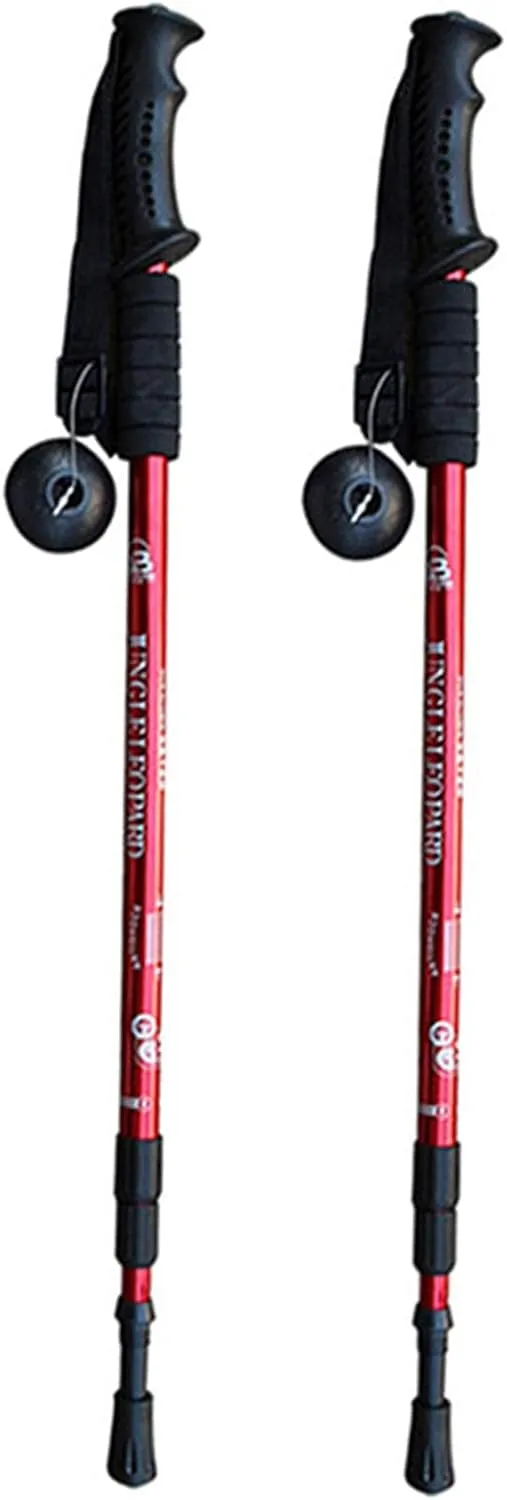 Trekking Pole, Telescopic Adjustable Hiking Trekking Pole, Soft and Comfortable Handle, Strong Grip and Non-Slip Tip, Suitable for Hiking, Climbing and Camping
