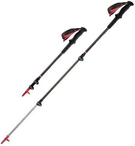 Trekking Poles,Telescopic Lightweight, Walking Sticks for Hiking with Adjustable Wrist Strap Extended Handle, for Hiking, Camping, Climbing