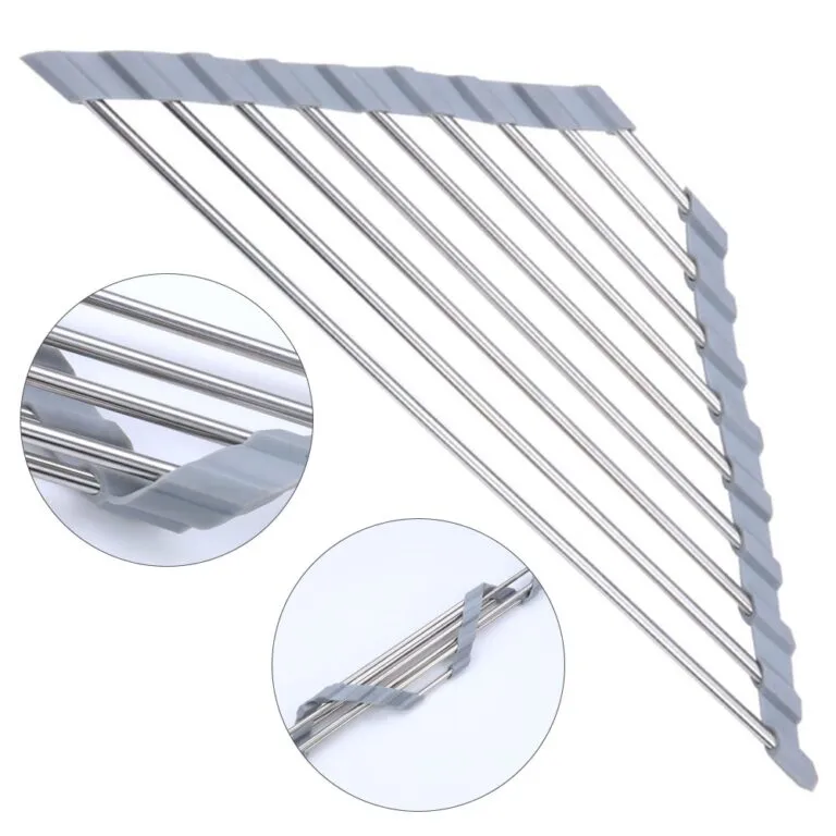 Triangle Roll Up Dish Drying Rack