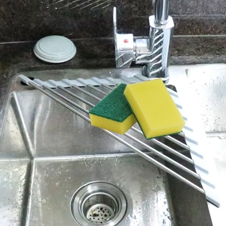 Triangle Roll Up Dish Drying Rack