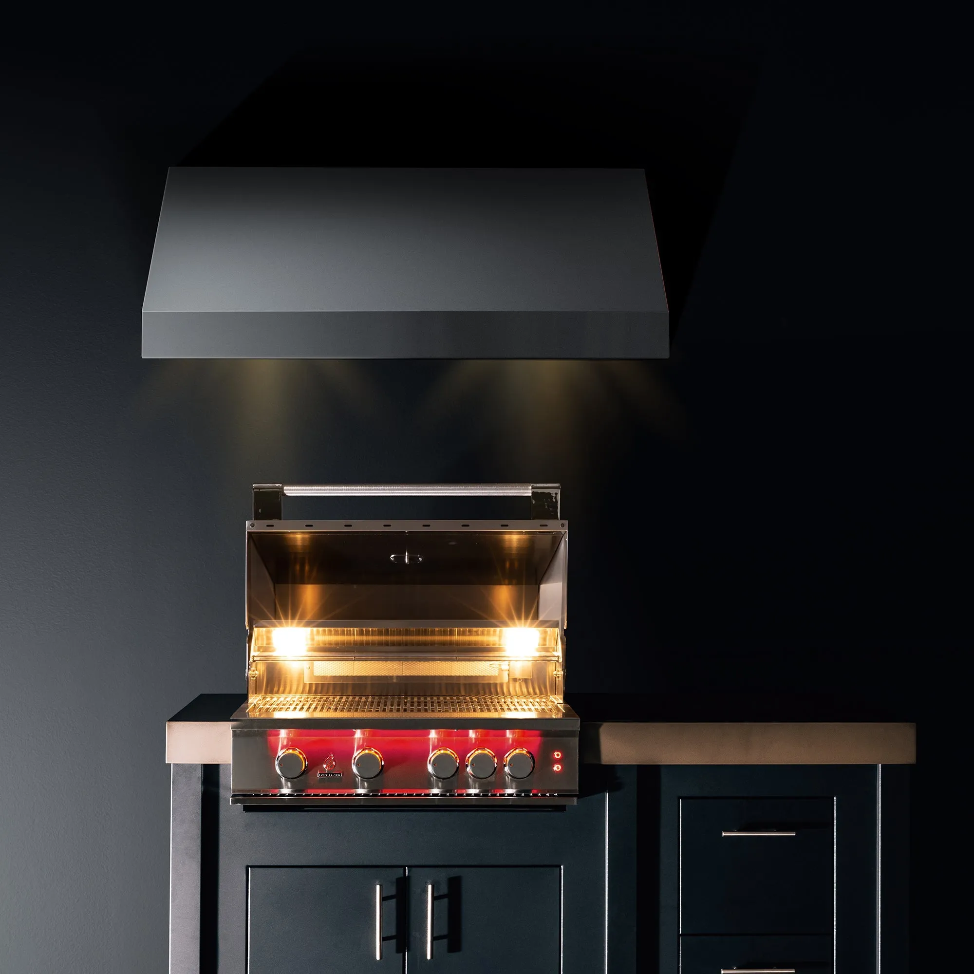 TrueFlame 32" 4-Burner Built-In Natural Gas Grill - TF32-NG