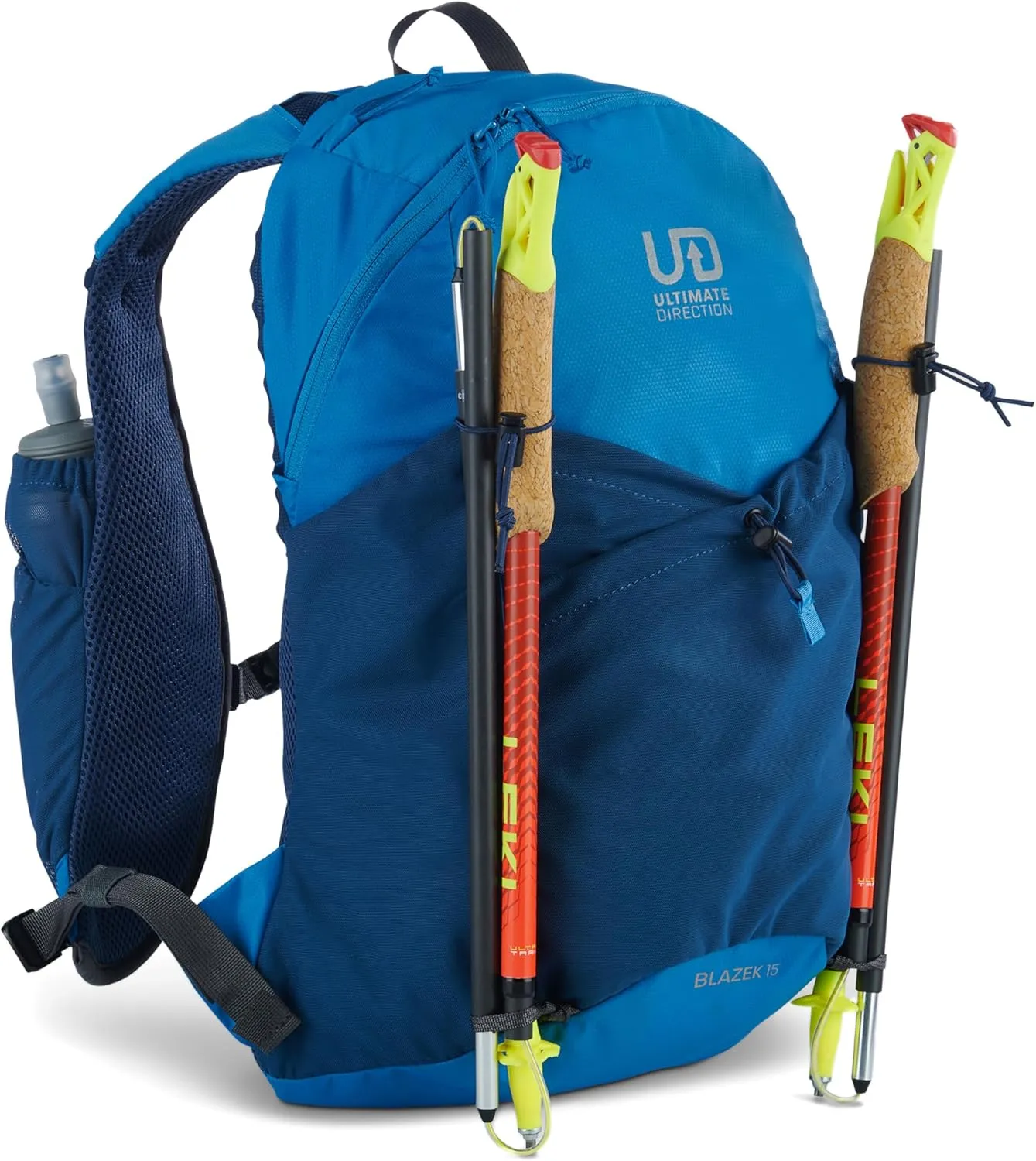 Ultimate Direction Blazek Lightweight Daypack, Adjustable Volume, Compression Cords, Shoulder Strap Pockets